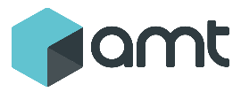AMT logo - black - round